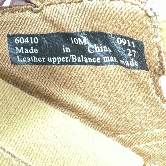 Clarks Bendables Tan Leather Criss Cross Strap Comfort Shoes Sz 10 - Picture 6 of 7